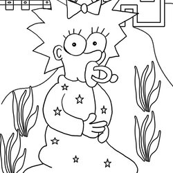 Printable The Simpsons Coloring Pages For Kids Cartoon Free