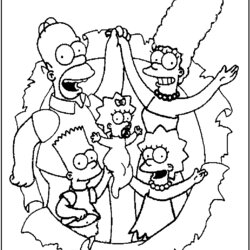 Superlative Free Printable Simpsons Coloring Pages For Kids Family Sheets Cartoon Print Colouring Color Books