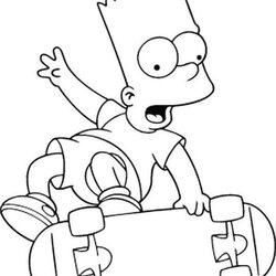 The Highest Quality Printable Simpsons Coloring Pages Sheets