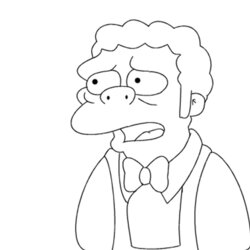 Simpsons Coloring Pages Animated Print