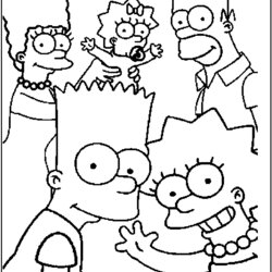 Sterling Free Printable Simpsons Coloring Pages For Kids Family Page