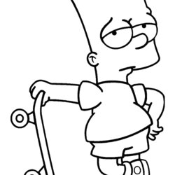Simpsons Coloring Pages Simpson