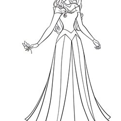 Fantastic Pretty Photo Of Coloring Pages Princess Walt