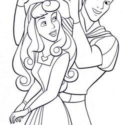 Great Princess Coloring Pages Best For Kids Disney Color