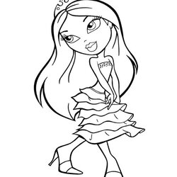Outstanding Princess Coloring Pages Best For Kids Cartoon Cute