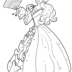 Magnificent Princess Coloring Pages Best For Kids Printable Cinderella Free