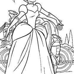 Excellent Print Download Princess Coloring Pages Support The Child Activity Princesses Stumble