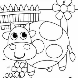 Out Of This World Free Easy To Print Cute Coloring Pages Kids Cow