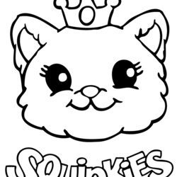 Excellent Coloring Pages Cute And Easy Free Printable Cat Girls Print Color Drawing Sheets Kids Dog Crown Ice