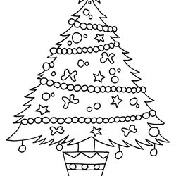 Christmas Coloring Pages For Kids Network Tree Printable Xmas Print Color Trees Drawing Adorable Santa Claus