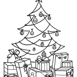 Tremendous Free Printable Christmas Tree Coloring Pages For Kids