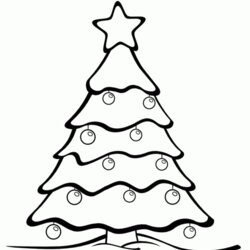 Capital Big Christmas Tree Coloring Pages Home Kids Popular Adults