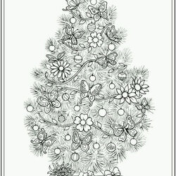 The Highest Quality Coloring Pages Christmas Tree Printable Of
