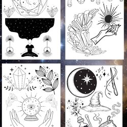 Swell Coloring Pages Spiritual Magic