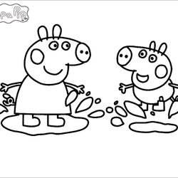 High Quality Pig Coloring Pages Home Colouring Gen