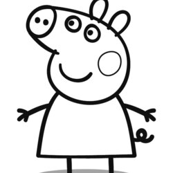 Very Good Pig Family Go For Picnic Coloring Page Free Printable
