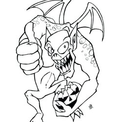 Scary Halloween Coloring Pages For Adults At Free Color