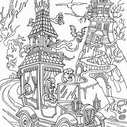 Perfect Halloween Horror Coloring Pages Mash Du The Best Free Adult Book Of
