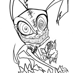 Scary Halloween Coloring Pages At Free Download Printable Creepy Adult Color Cool Super Print