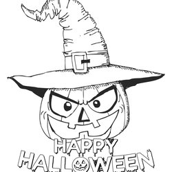 Wonderful Best Printable Halloween Coloring Pages For Adults Free At Scary