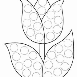 The Highest Quality Printable Do Dot Coloring Pages Preschool Crafts Spring
