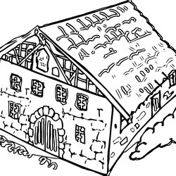 Great House Coloring Page