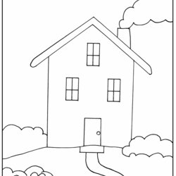 Very Good House Coloring Pages To Download And Print For Free Colouring Farm Garden