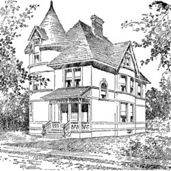 Peerless Free Full House Coloring Pages To Print Download Victorian Houses Adults Adult Homes Printable