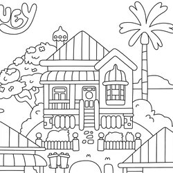 The Highest Standard House Coloring Page Printable Pages Print Book Info