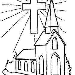 Sublime Free Printable Christian Coloring Pages For Kids Best Church Cross And