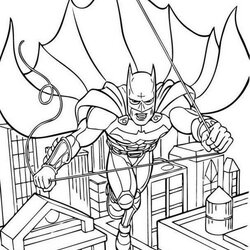 Marvelous Amazing Of Best Batman Coloring Page And Robin Co Home Gotham