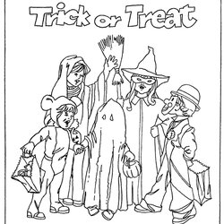 The Highest Quality Mostly Paper Dolls Too Color This Trick Or Treat Page Halloween Coloring Pages Colouring