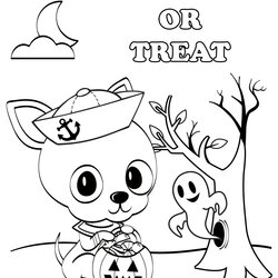 Capital Trick Or Treat Coloring Pages Free Wonder Day Scaled