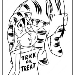 Great Trick Or Treat Coloring Pages
