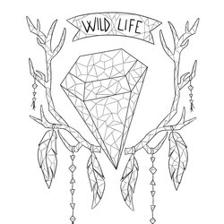 Marvelous Coloring Pages At Free Printable Adult Aesthetic Print Sheets Crystals Geometry Colouring