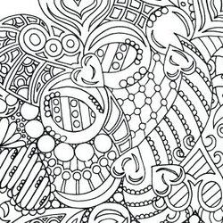 Fine Coloring Pages At Free Printable Abstract