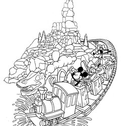 Out Of This World Disney Coloring Pages Free Page