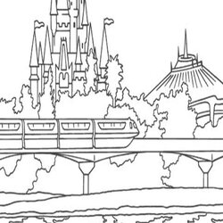 Champion Disney World Coloring Pages Print Home Disneyland Rides Castle Drawing Printable Color Popular