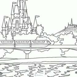 Splendid Disney World Coloring Pages