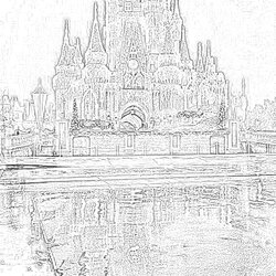 Brilliant Coloring Pages Disney World Free And Walt Orlando Florida Whose Official Name