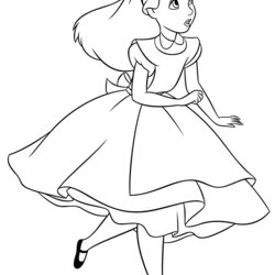 Out Of This World Walt Disney Coloring Pages Alice Characters Photo Wonderland Wallpaper Background