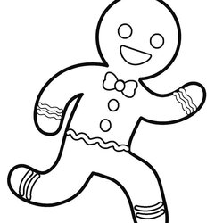 Spiffing Free Printable Gingerbread Man Coloring Pages For Kids