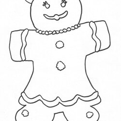 Preeminent Free Printable Gingerbread Man Coloring Pages For Kids Girl Christmas Color Print Ginger Bread Boy