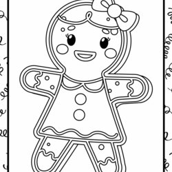 Legit Free Printable Gingerbread Coloring Pages Simply Love Final Page