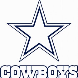 Capital Dallas Cowboys Logo Drawing At Free Download Coloring Pages