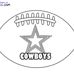 Splendid Dallas Cowboys Coloring Page Home