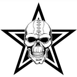 Preeminent Dallas Cowboys Coloring Pages At Free Printable Skull Football Cowboy Drawing Logo Shirt Helmet