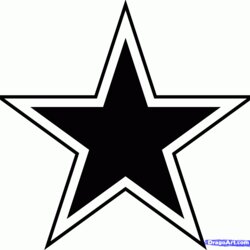 Sublime Dallas Cowboys Coloring Page Home Star Logo Stars Drawing Draw Tattoo Outline Clip Step Cowboy