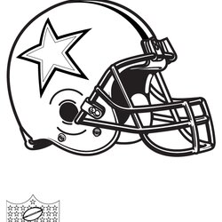Cool Dallas Cowboys Coloring Pages Football Logo Color Sheets Print Logos Printable Colouring Adult Book