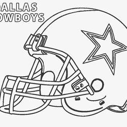 Supreme Dallas Cowboys Coloring Pages Free Printable For Kids Page